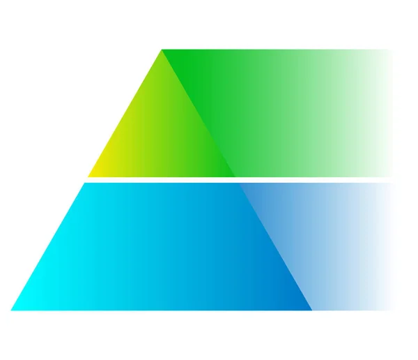 Triangle Pyramid Chart Graph Icon Series — Archivo Imágenes Vectoriales