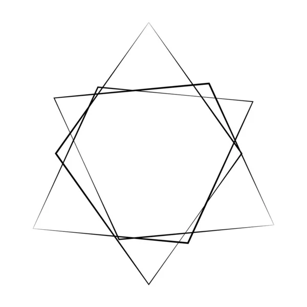 Random Geometric Angular Structure Element — ストックベクタ