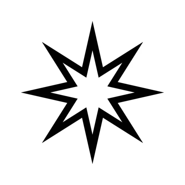 Tvar Hvězdy Prvek Designu Hvězdy Symbol — Stockový vektor