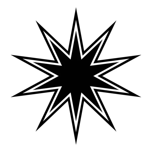 Tvar Hvězdy Prvek Designu Hvězdy Symbol — Stockový vektor