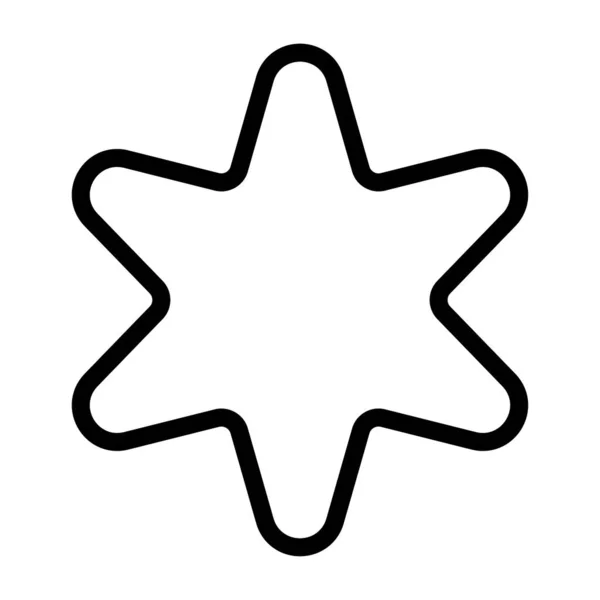Star Shape Star Icon Design Element Symbol — ストックベクタ