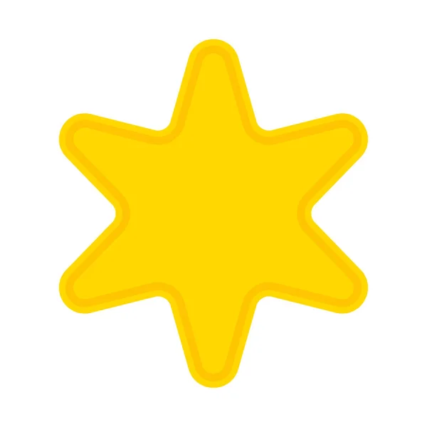 Star Shape Star Icon Design Element Symbol — 스톡 벡터