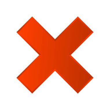 Haç işareti, kısıtlama sembolü, yasaklama, gerileme kavramları