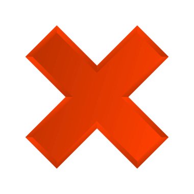 Haç işareti, kısıtlama sembolü, yasaklama, gerileme kavramları