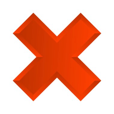 Haç işareti, kısıtlama sembolü, yasaklama, gerileme kavramları