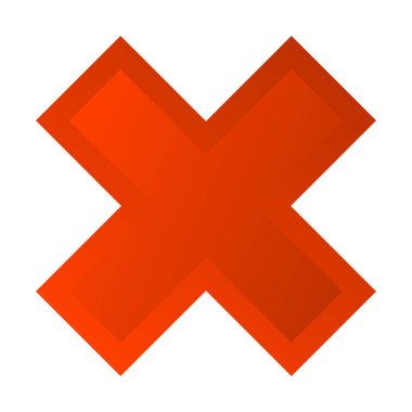 Haç işareti, kısıtlama sembolü, yasaklama, gerileme kavramları