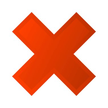 Haç işareti, kısıtlama sembolü, yasaklama, gerileme kavramları