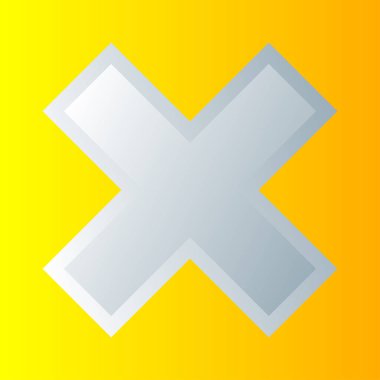 Haç işareti, kısıtlama sembolü, yasaklama, gerileme kavramları