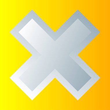 Haç işareti, kısıtlama sembolü, yasaklama, gerileme kavramları