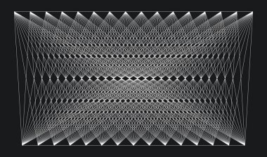 Rastgele düz çizgiler ızgarası, ağ şekli ögesi