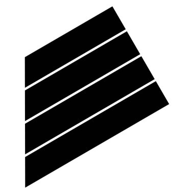 Soyut siyah-beyaz geometrik vektör çizimi. Stock vektör illüstrasyonu, klip- art grafikleri