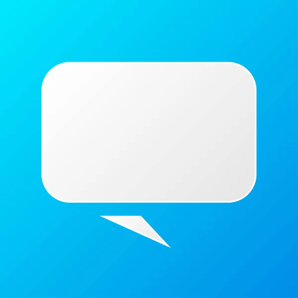 Chat Talk Speech Bubble Shape Icon Vector Illustration — Stock vektor