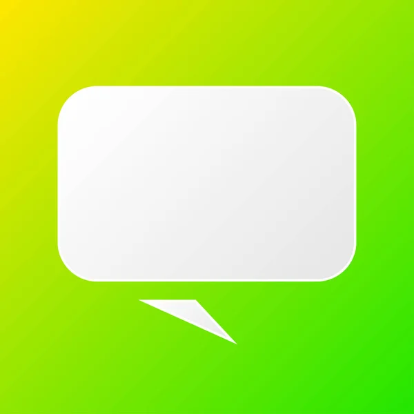 Chat Talk Speech Bubble Shape Icon Vector Illustration — Stock Vector