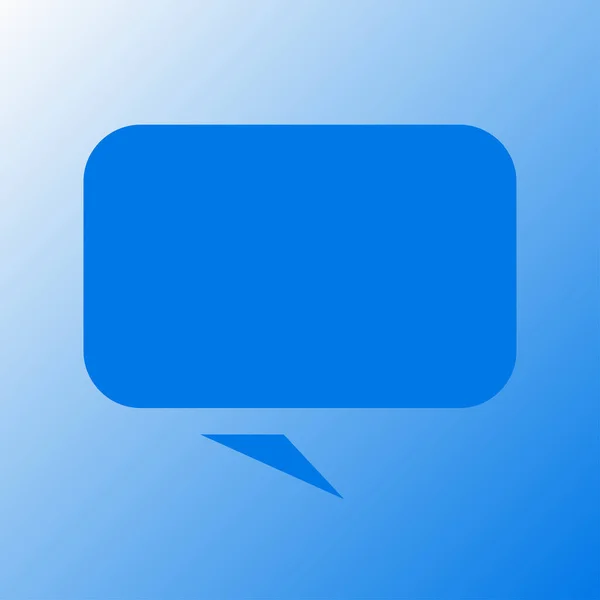 Chat Talk Speech Bubble Shape Icon Vector Illustration — Stock vektor