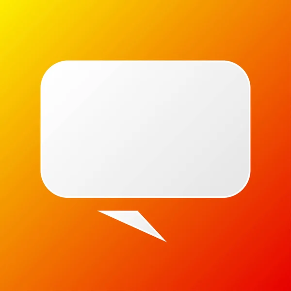 Chat Talk Ομιλία Εικόνα Διάνυσμα Σχήμα Φούσκα — Διανυσματικό Αρχείο