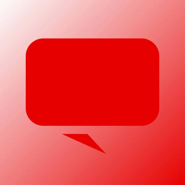 Chat Talk Speech Bubble Shape Icon Vector Illustration — ストックベクタ