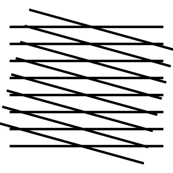 Abstraktní Černobílá Geometrická Vektorová Ilustrace Skladová Vektorová Ilustrace Klipartová Grafika — Stockový vektor