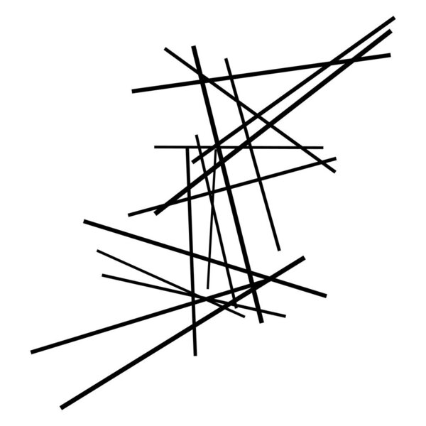 Abstract black and white geometric vector illustration. Stock vector illustration, clip-art graphics