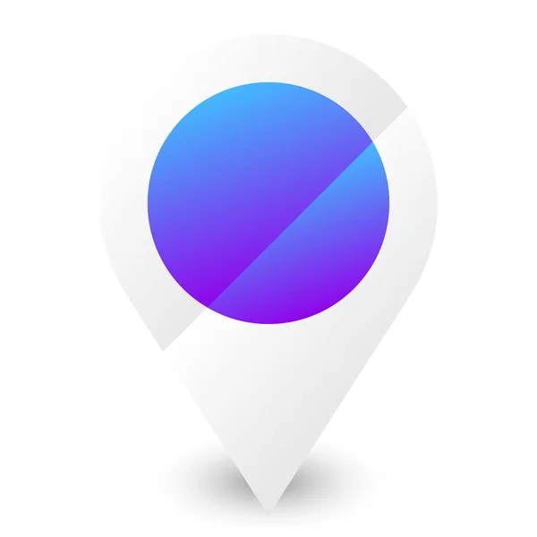 Map Marker Map Pin Icon Vector Illustration Location Address Icon — ストックベクタ