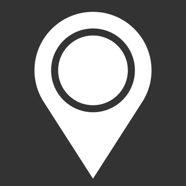 Map Marker Map Pin Icon Vector Illustration Location Address Icon — Archivo Imágenes Vectoriales