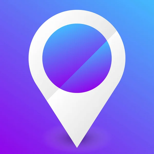 Map Marker Map Pin Icon Vector Illustration Location Address Icon — Image vectorielle