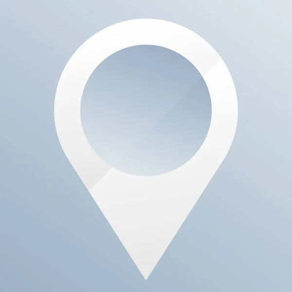 Map Marker Map Pin Icon Vector Illustration Location Address Icon — Archivo Imágenes Vectoriales