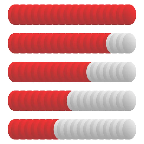 Level Progress Interval Indicator Guage Meter Capacity Concept Icon Illustration — Archivo Imágenes Vectoriales