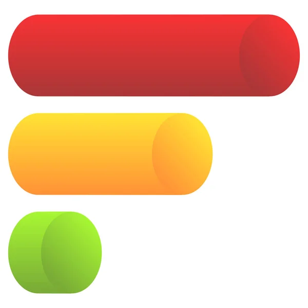 Level Progress Interval Indicator Guage Meter Capacity Concept Icon Illustration — Vector de stock