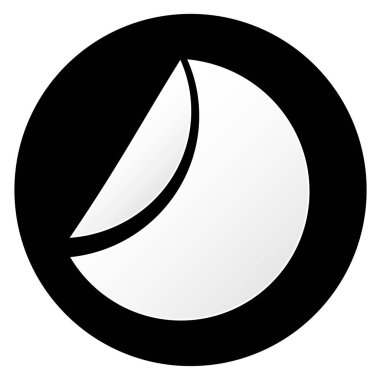 Çizgi film soyma, katlanan daire çıkartması, vignette. Fiyat etiketi ve etiket tasarım ögesi