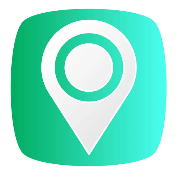 Map Marker Map Pin Location Address Icon Vector Illustration — 스톡 벡터