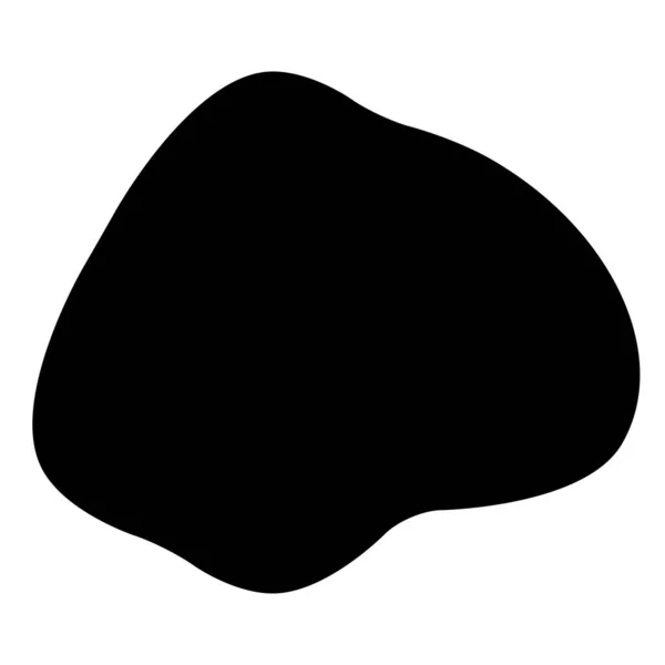 Natural Organic Stone Rock Grain Pebble Shape — 图库矢量图片