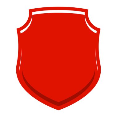 Kalkan, zırh çizimi. Koruma, savunma, mühür simgesi