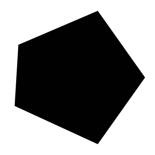 Simple Basic Polygon Shape Element — стоковый вектор