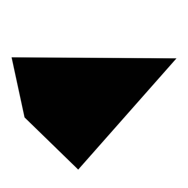 Simple Basic Polygon Shape Element — Stockvektor