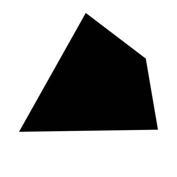 Simple Basic Polygon Shape Element — Stock vektor