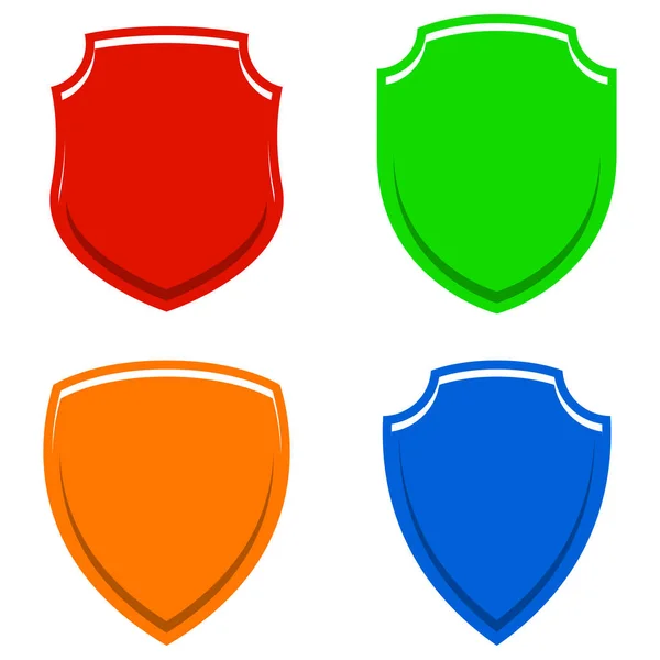 Shield Armor Illustration Protection Defense Seal Icon — Wektor stockowy