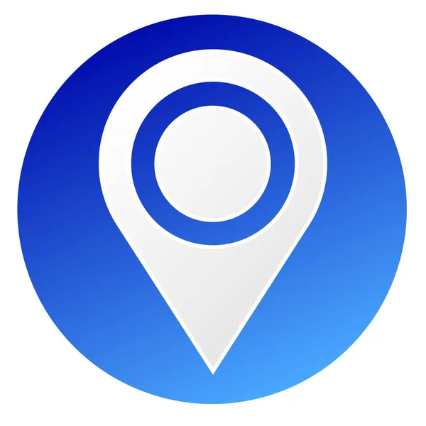 Map Marker Map Pin Location Address Icon Vector Illustration — Image vectorielle