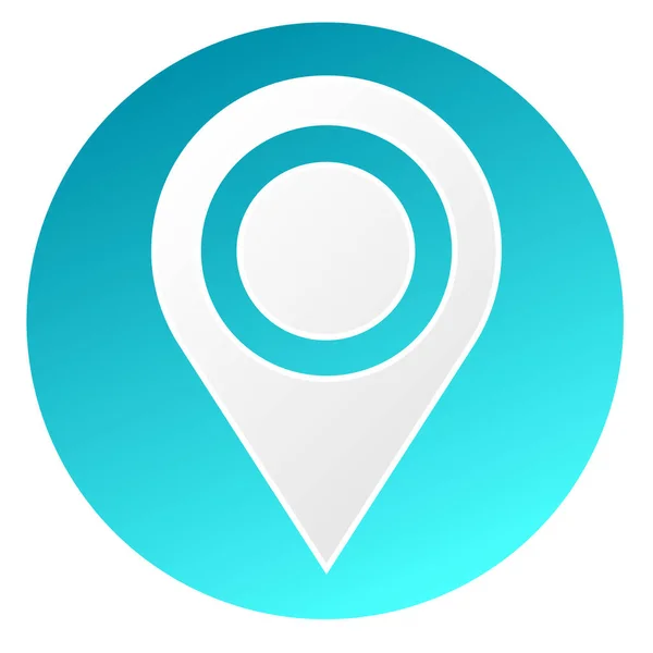 Map Marker Map Pin Location Address Icon Vector Illustration — 스톡 벡터