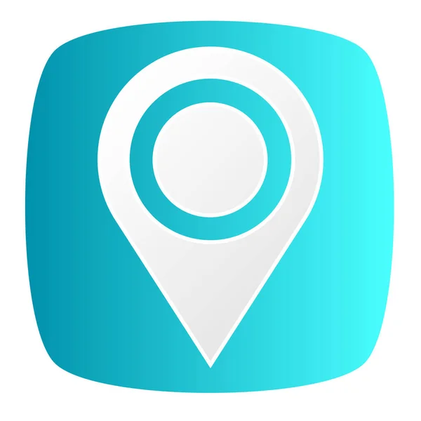 Map Marker Map Pin Location Address Icon Vector Illustration — Image vectorielle