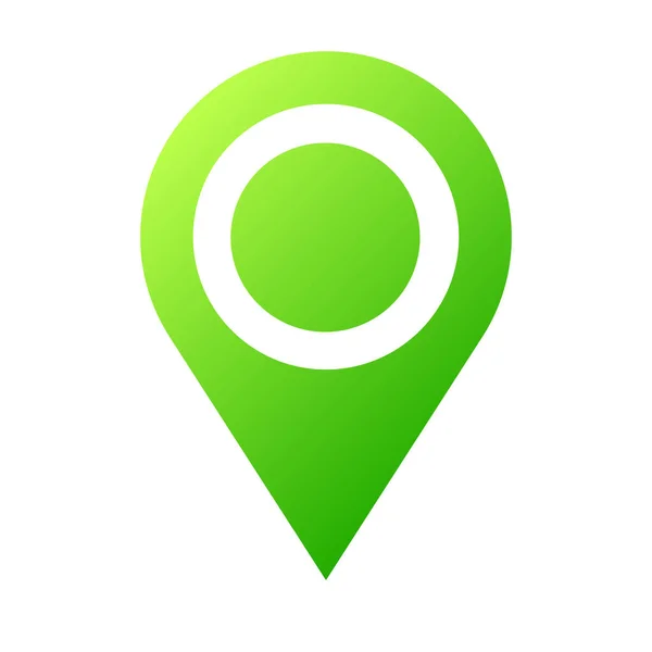 Map Marker Map Pin Location Address Icon Vector Illustration — Vector de stock