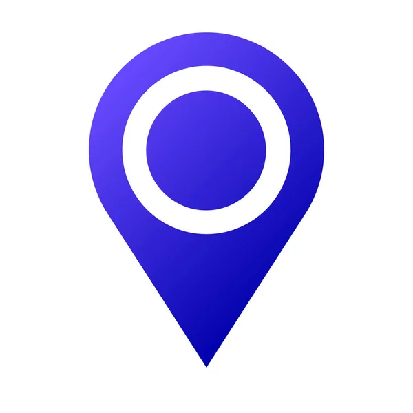 Map Marker Map Pin Location Address Icon Vector Illustration — Stock Vector