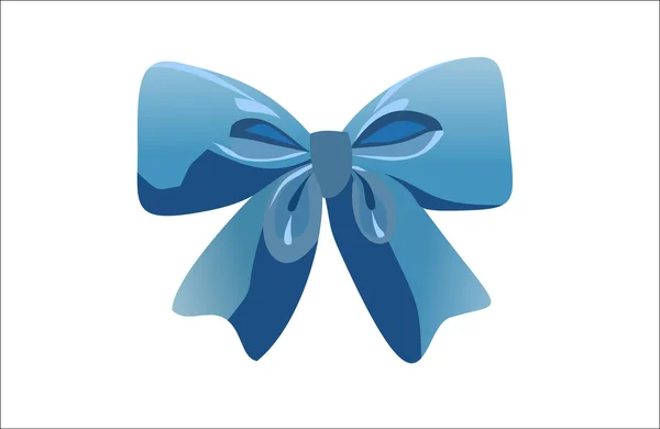 Ribbon bow geïsoleerd op wit — Stockvector