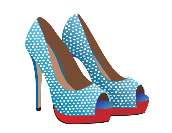 Zapatos de moda . — Vector de stock