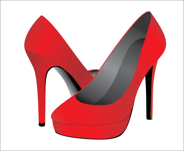 Kvinnliga skor — Stock vektor