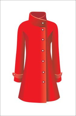 Women coat clipart