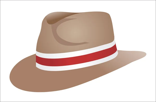 Hat isolated on white background — Stock Vector