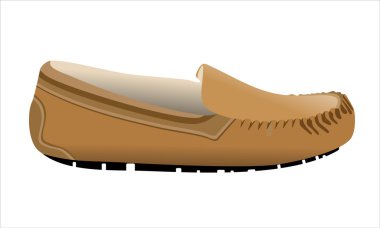 beyaz zemin üzerinde erkek mocassins