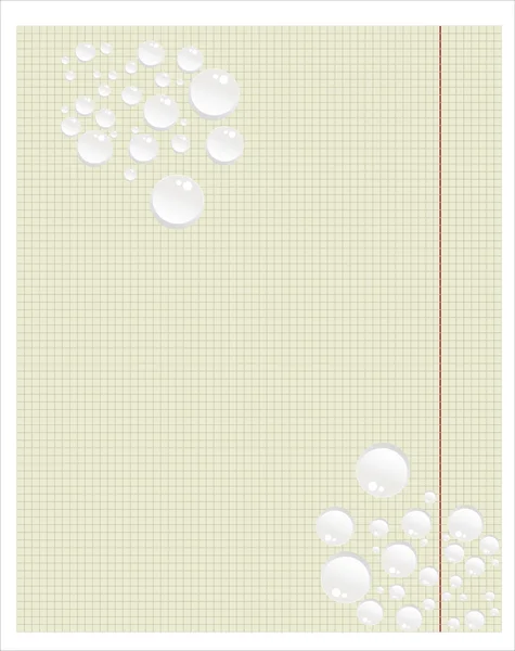 Papier carré isolé sur fond blanc — Image vectorielle