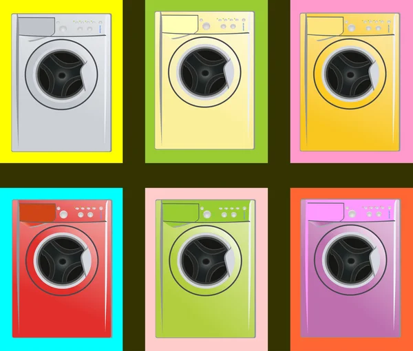 Washing machine — Stock Vector