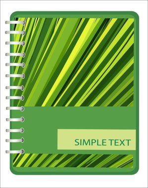 Beyaz arka plan üzerinde izole telli defter kitap defter yığını